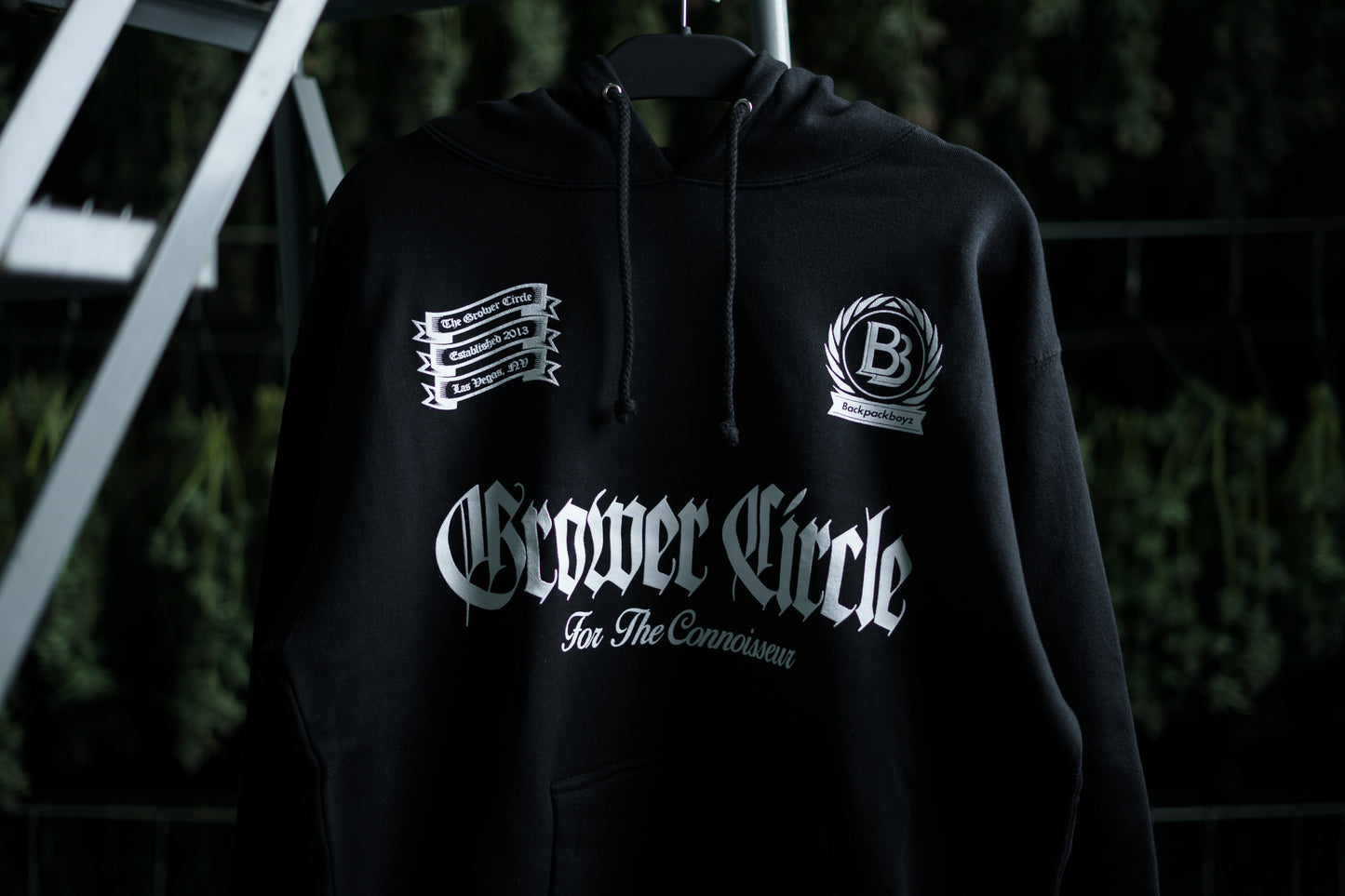 Old English Grower Circle x Backpack Boyz Hoodie