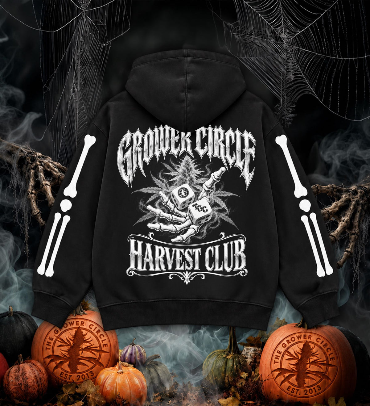 TGC Halloween Harvest Club Hoodie - Glow in the Dark